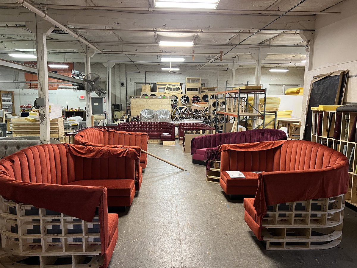 OrangeChairCstm's tweet photo. Cincinnati is about to experience the newest, latest and greatest Jeff Ruby Steak House on Fountain Sq. No one will be disappointed! #jeffrubyscincinnati #jeffrubyculinary #restaurantdesign #madeincincinnati #coolseating #banquettes https://t.co/f5TVSWZ3QQ https://t.co/Gw2ylrIonn