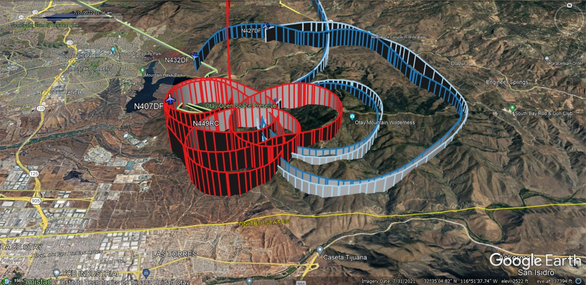 #Border27Fire Aircraft arriving and attacking the 10acre fire.
broadcastify.com/webPlayer/9733
#CalFire 
#A501 #N407DF
#T70 #N427DF
#T71 #N432DF
County of San Diego Sheriff Bell 205A-1
#N107BZ
🇺🇸❤️‍🔥