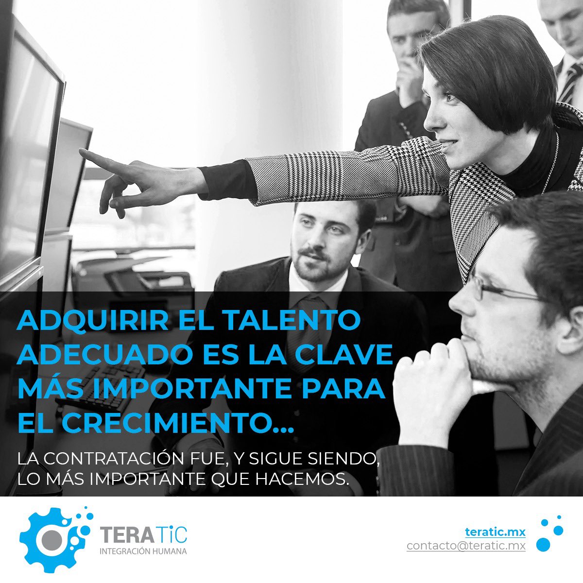teraticmx's tweet image. En TERATiC tenemos un compromiso claro. #headhunter #atracciondetalento #reclutamiento