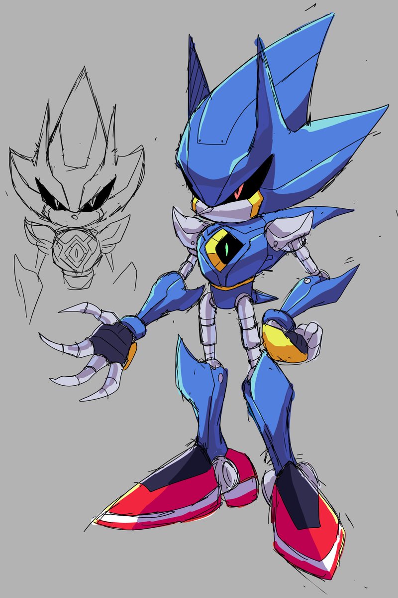 Cyber👀 on Twitter "my take on redesigning Metal Sonics design (+ Neo