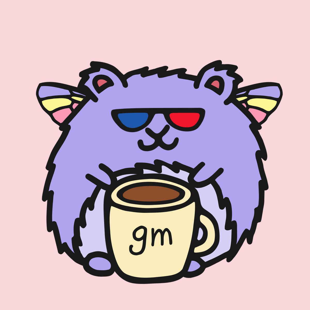 gm everyone! 🐹☕️😎