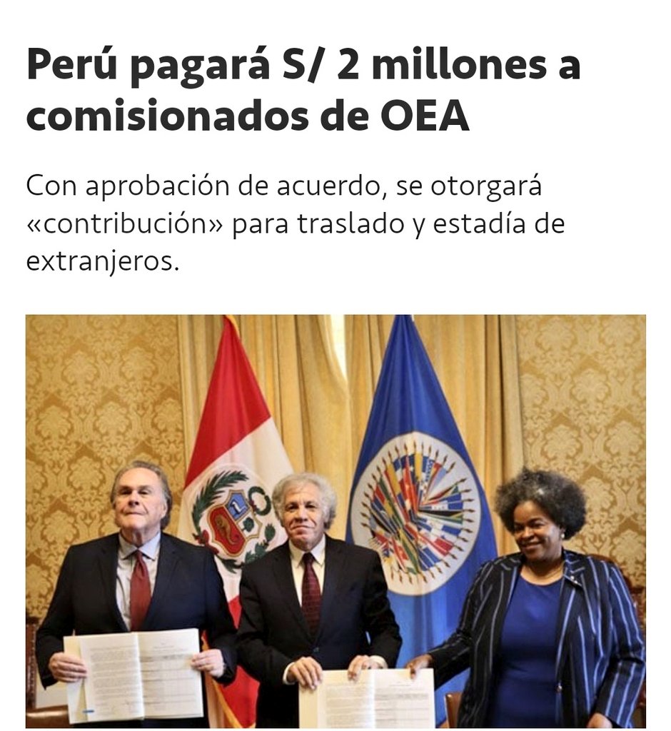 carandavas's tweet image. Sería interesante que el @congresoperu pusiera en debate una ley, de momento declarativa, que declare de interés público el desfinanciamiento a la @OEA_oficial. No hay derecho mantener, con nuestro dinero, a un organismo cuya razón de ser es mermar nuestra soberanía nacional.