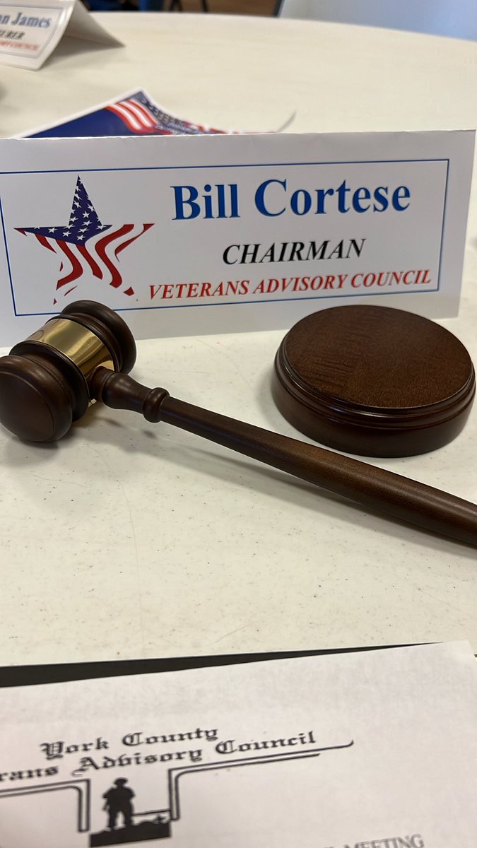July’s <a href="/YorkCountyVets/">YorkCountyVets</a> meeting—already preparing for Veterans Day