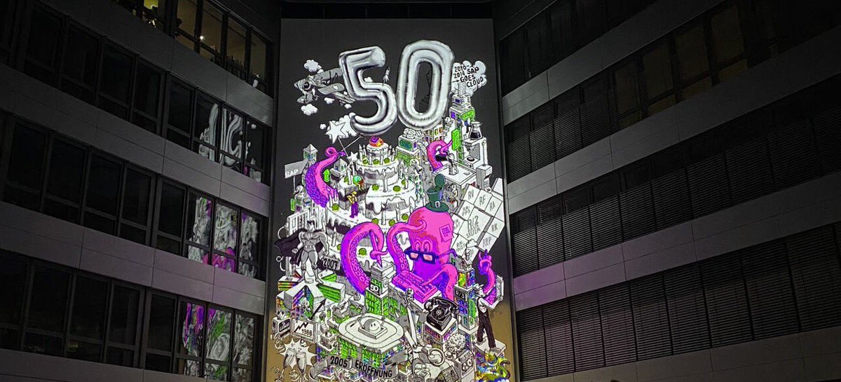 arinbhowmick's tweet photo. My first trip to @SAP HQ filled with great memories, enthusiasm, inspiration &amp; passion. Amazed at the #design talent, heritage and inclusiveness. Happy 50th birthday #SAP. Toast to the next 50 years of human centered differentiation. #sap @SAP_designs #SAP50 https://t.co/rk53GzTJ3X