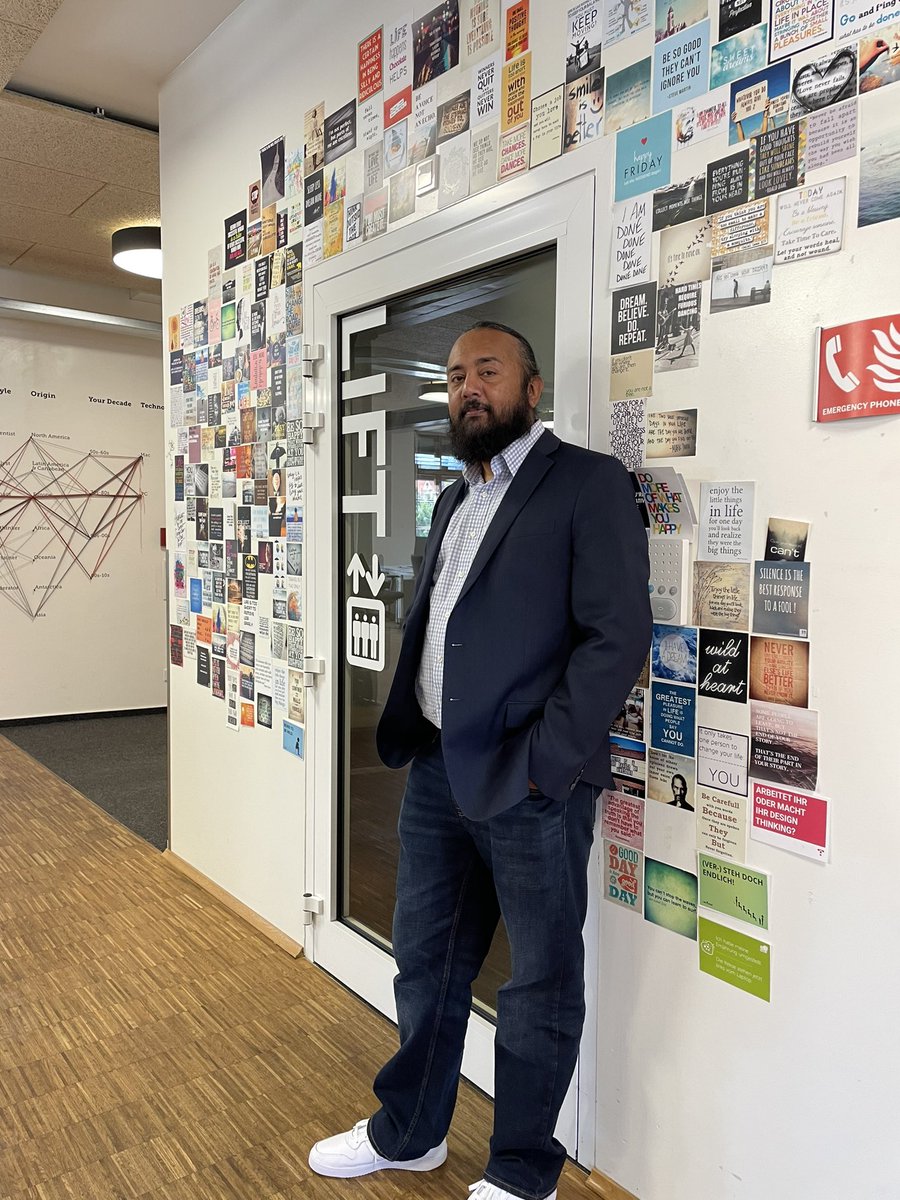 arinbhowmick's tweet photo. My first trip to @SAP HQ filled with great memories, enthusiasm, inspiration &amp; passion. Amazed at the #design talent, heritage and inclusiveness. Happy 50th birthday #SAP. Toast to the next 50 years of human centered differentiation. #sap @SAP_designs #SAP50 https://t.co/rk53GzTJ3X