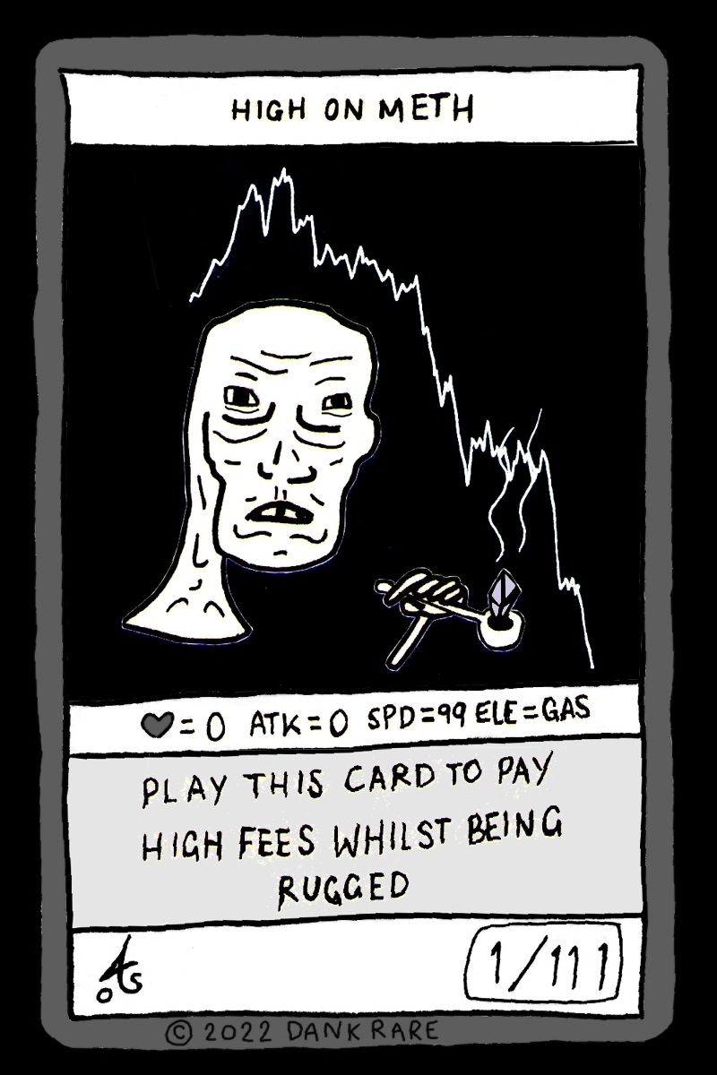 V Bobo is over... and my new V7 <a href="/DankDirectory/">Dank Directory</a> card HIGHONM ETH has dropped! 

Don't touch that stuff, not even once!

30/30 available here, 0.00099 each! 

xchain.io/tx/9c7b97199b3…

Also 30 available on DEX trade for LICKOIN