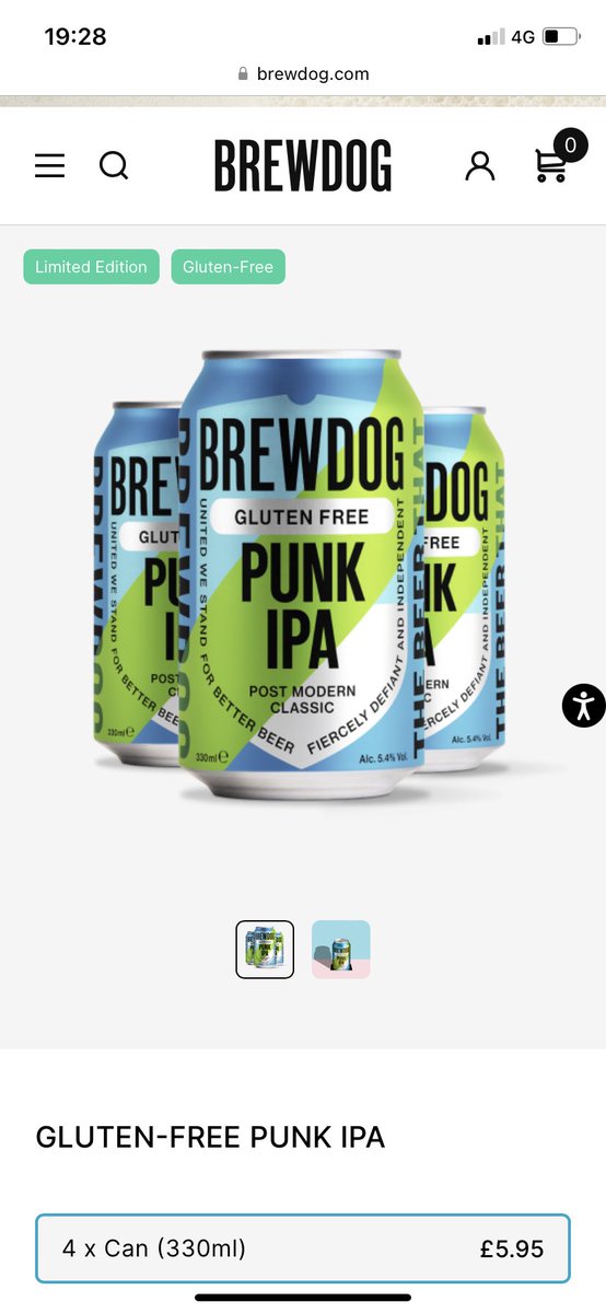 anee85's tweet photo. @BrewDog just had a gluten free IPA and it’s caused a reaction, I never thought to check as I trusted it was gf How can you say this is a GF product when it contains Barley which contains gluten. https://t.co/gplffYrXx8