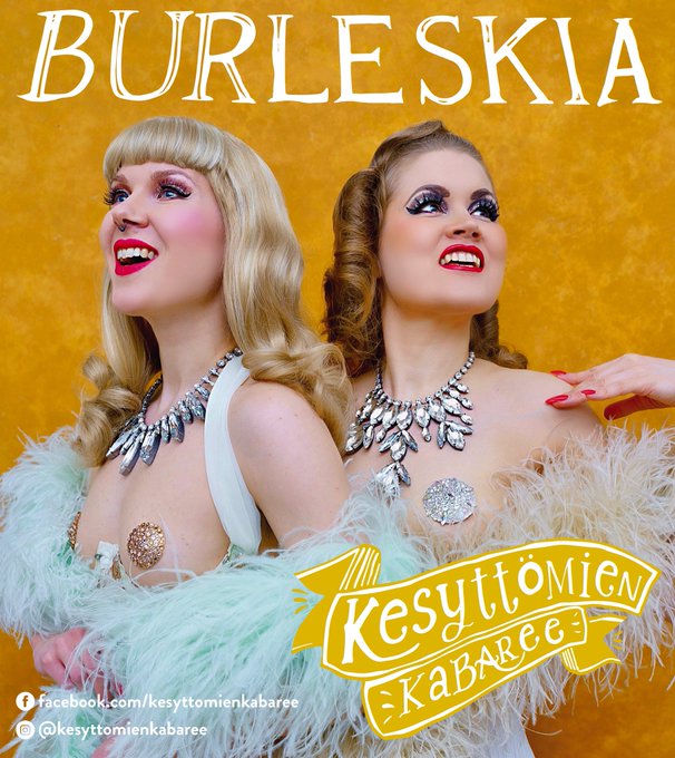 Kolmen viikon p&auml;&auml;st&auml;. 🎉 Eikun lippukaupoille! 😘😘  Kesytt&ouml;mien Kabaree 💋@BarIhku, Helsinki, Kamppi 💋To<a href="/tag/burleski"class="tags"><span>#burleski</span></a>