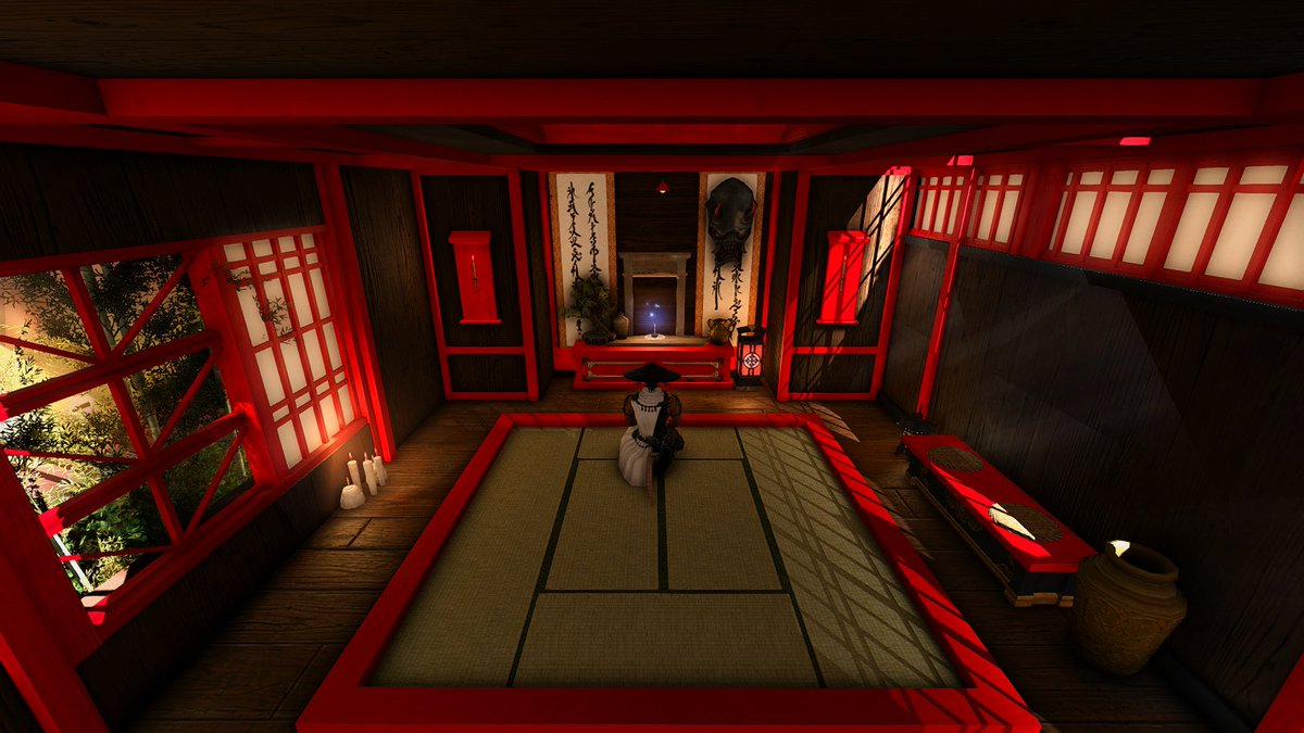 minatodistrict's tweet photo. [S] Dojo
Aether | Gilgamesh | Goblet | W19 P46
Designed by @Uncle_Vanzel
Pics by @bunbun_uwu 

Visiting? Share your pictures! Tag us @minatodistrict / #ff14minatodistrict

#FFXIV #FFXIVHousing #HousingEden #FF14ハウジング #FF14Housing https://t.co/HKoNOguWlR