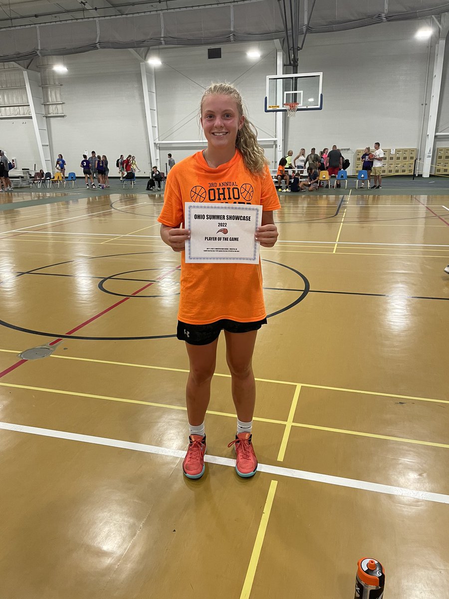 TylerJamesBates's tweet photo. Congratulations to the Player of the Game selections for session 6 of the Ohio Summer Showcase! 

Avae Unrast 
Marion Local (2025)

Malia Mizeres 
Tuslaw (2025) 

Kendal Wilderman 
Springfield (2025) https://t.co/Ei0CVouyCC