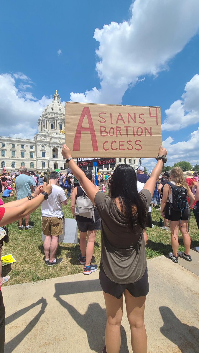 aaopmn's tweet photo. With @NAPAWF and @UnRestrictMN at the Abortion Access Rally! Abortion care is Healthcare! https://t.co/wEX6hU0ivV