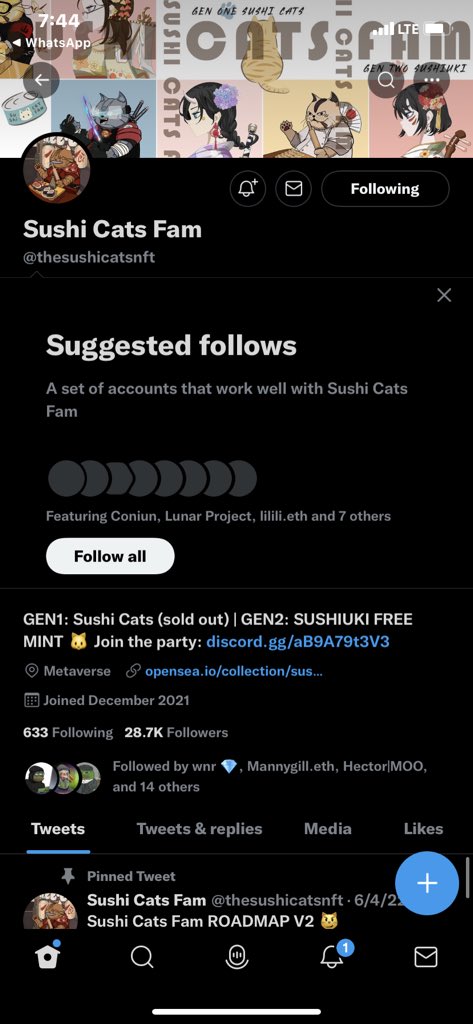 Olamat65's tweet photo. @P_S_DAO @thesushicatsnft @MooncatzNFT @ibitamuno001 @DaKruz2 @AdebayoMatanmi @gbolly_marley join guys ✨🥃❤️ https://t.co/E4fw5WjBwP