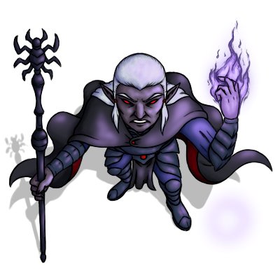 RavenBohique's tweet photo. Finished the three dark elf tokens for my Phandelver token pack, Nezznar the Black Spider and his "drow" minions Vyerith and Vhalak
#ttrpg #dnd #dndart https://t.co/ESUG0dElZf