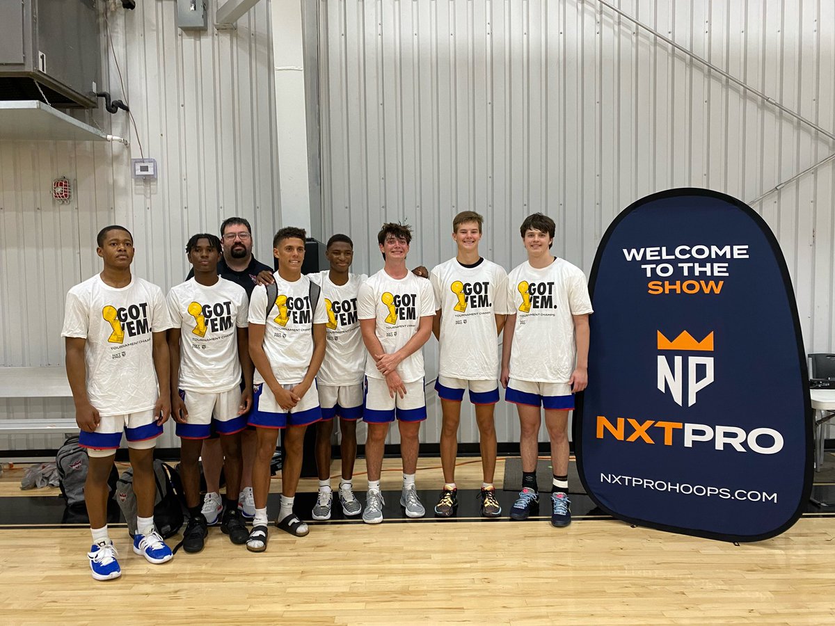 Our 16u Blue brings home the SHIP from OKC! They did it with out 2 key players in @lukefr1ed @_lukebeauchamp_ proud of these guys! @JermiahJohnsonn @mikeyDoctor23 @gabepatterson34 @brycethorntonn @jfletcher2024 @JacksonWelch_ @garrettlscott @KyleKendrick1 @NxtProHoops
