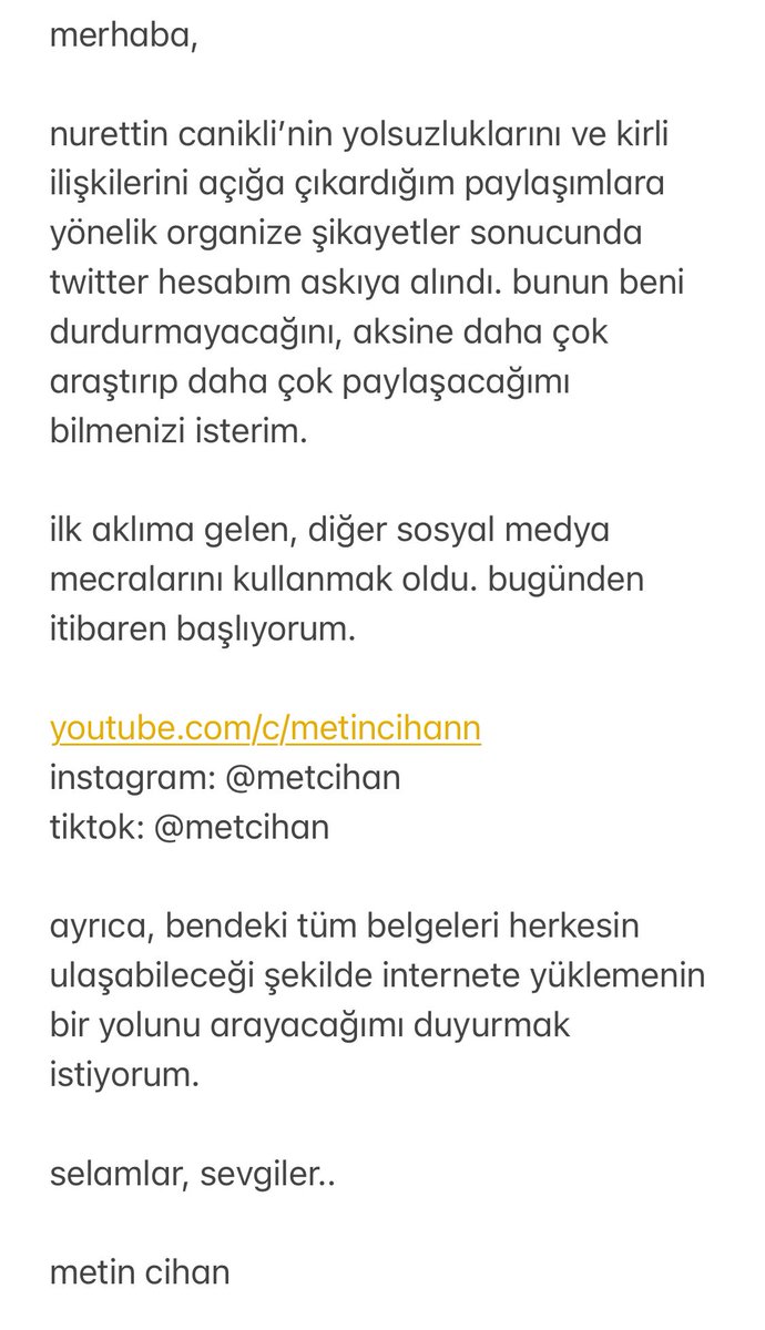 Metin Cihan'ın hesabı askıya alındı, kimleri korkuttuğunu iyi biliyoruz.
Metin'in size mesajı var
👇 <a href="/metcihan/">metin cihan</a>