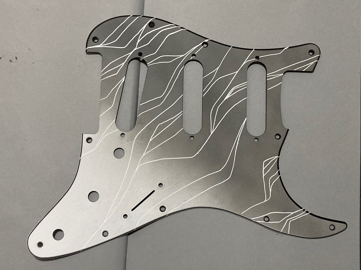 booleep's tweet image. #booleepified pick guard for my Dad! #custom #pickguard #stratocaster #booleep