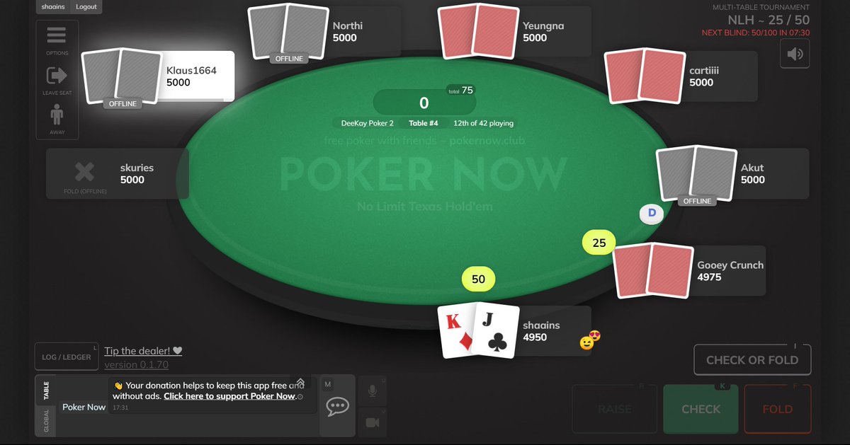 shains44's tweet photo. playing poker with deekayFAM!! @deekaymotion  @deekaymotion  @ashh_eth https://t.co/pbt9Q7OQTq