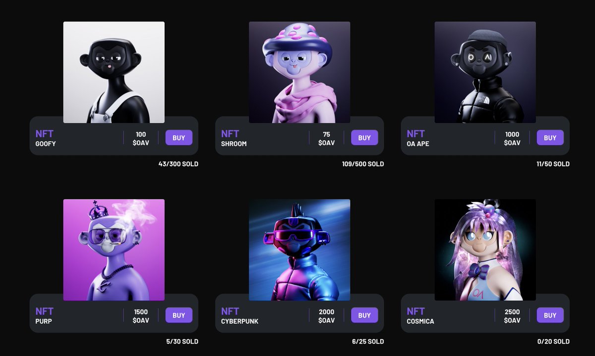 🚨The Next Wave of $OAV NFTs is out!🚨

Only available for 1 month👀

All OAV Apes can be traded for $EVMOS in <a href="/OrbitMarketOS/">Orbit Market</a> 🏆

Head to orbitalapes.com/store

👉Use your $OAV to mint!

To get more $OAV remember to stake with us at

tinyurl.com/StakeOrbitalAp…

Ape In 🦍🍌