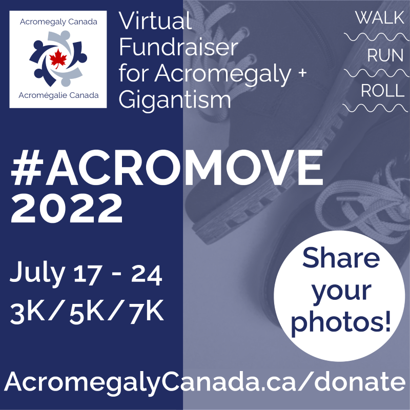 AcromegalyCAN's tweet photo. 🏃‍♀️🚴‍♂️👨‍🦽🏊And we're off! Our #ACROMOVE2022 cross-Canada fundraiser is underway. Huge thanks to all who are participating! We'd love to see your photos of your activities and medals--tag us and use #ACROMOVE. 

If you'd like to donate directly, please visit https://t.co/nqE48ZpnRP. https://t.co/VeyiOQIH0a