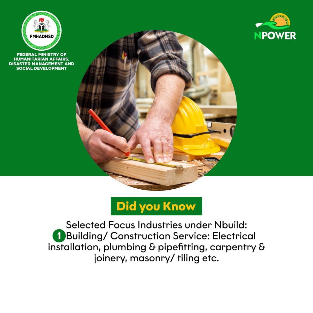 BLUETOOLZ's tweet photo. 11 Facts you didn't know about FG's N-Power Nbuild @FMHDSD @npower_ng
#bluetoolz #npower #nbuild #jobs #imole https://t.co/xAmQEMclcR