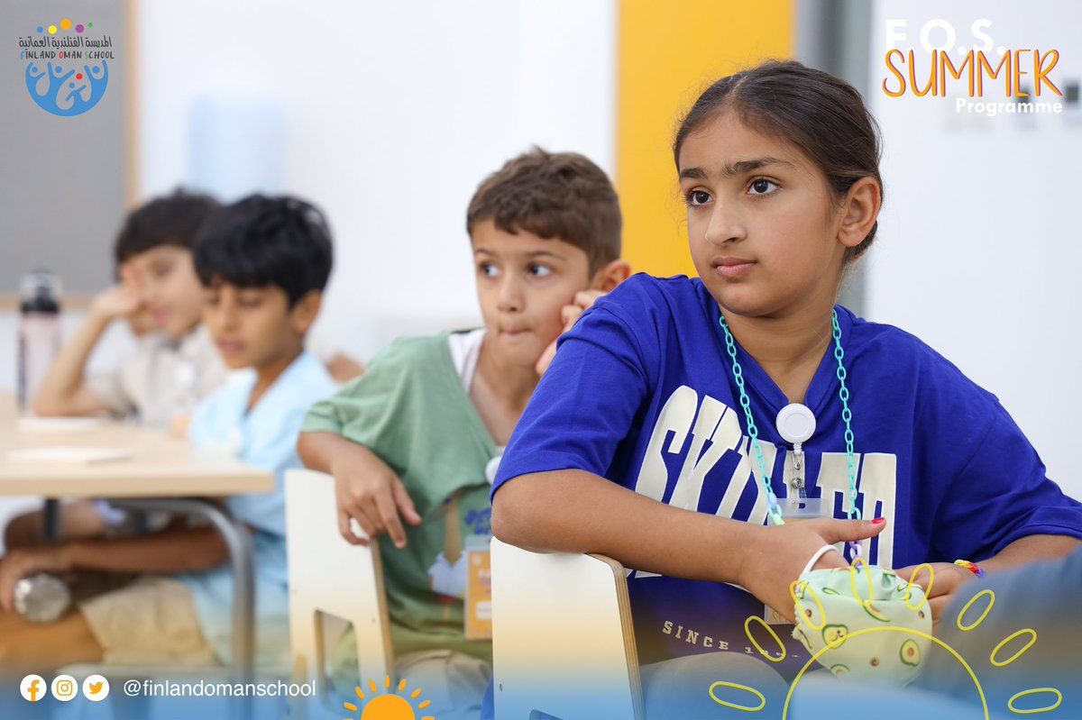 FinlandOman's tweet photo. The launch of the Summer Programme at the Finland Oman School. We had greats students from different schools from 6th to 13th yrs.
#summer_programme
#learning_happens_everwhere
#fos
#learning_with_fun https://t.co/eX6rqktH3q