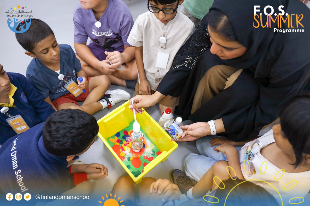 FinlandOman's tweet photo. The launch of the Summer Programme at the Finland Oman School. We had greats students from different schools from 6th to 13th yrs.
#summer_programme
#learning_happens_everwhere
#fos
#learning_with_fun https://t.co/eX6rqktH3q