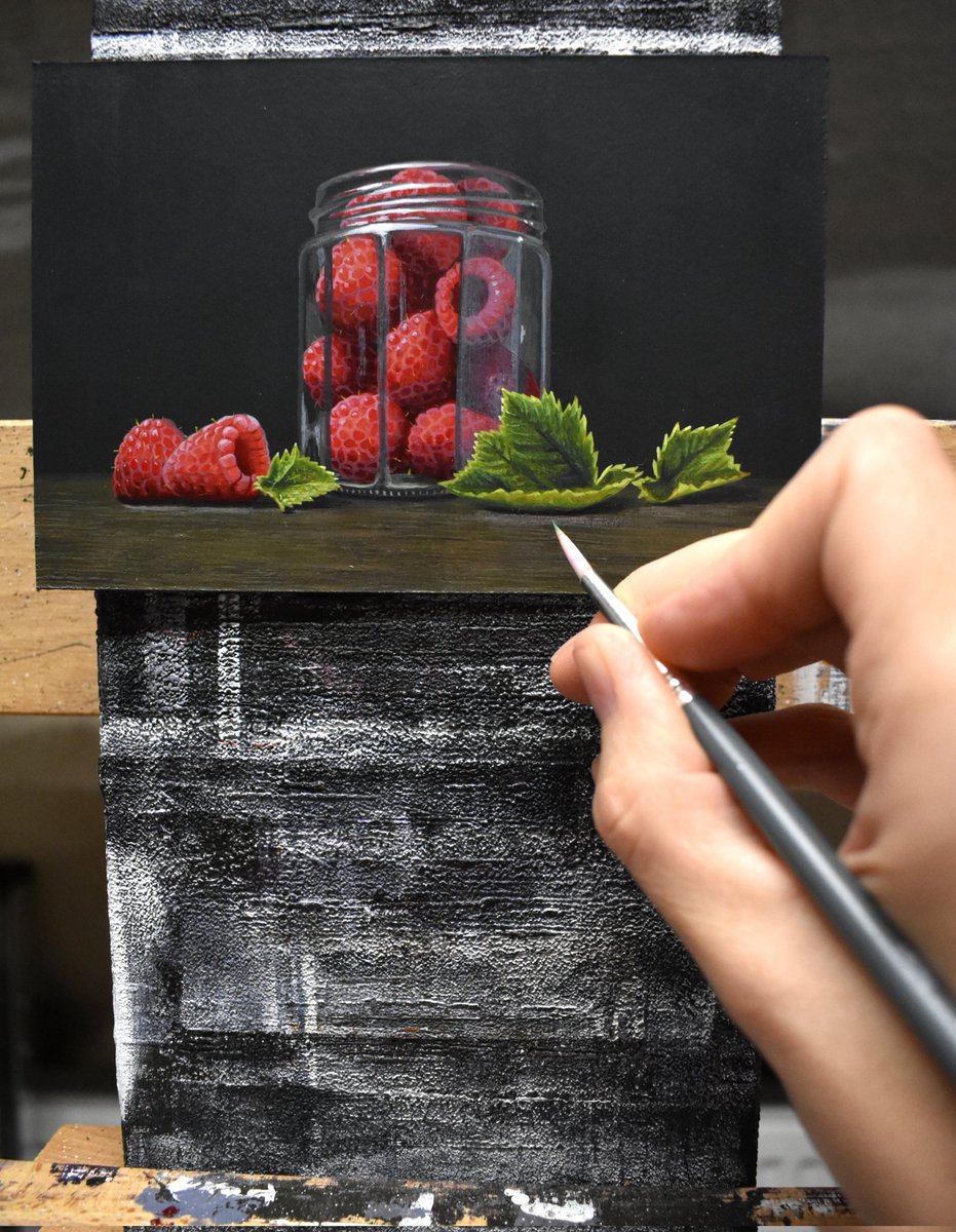 Raspberry jam painting 😋