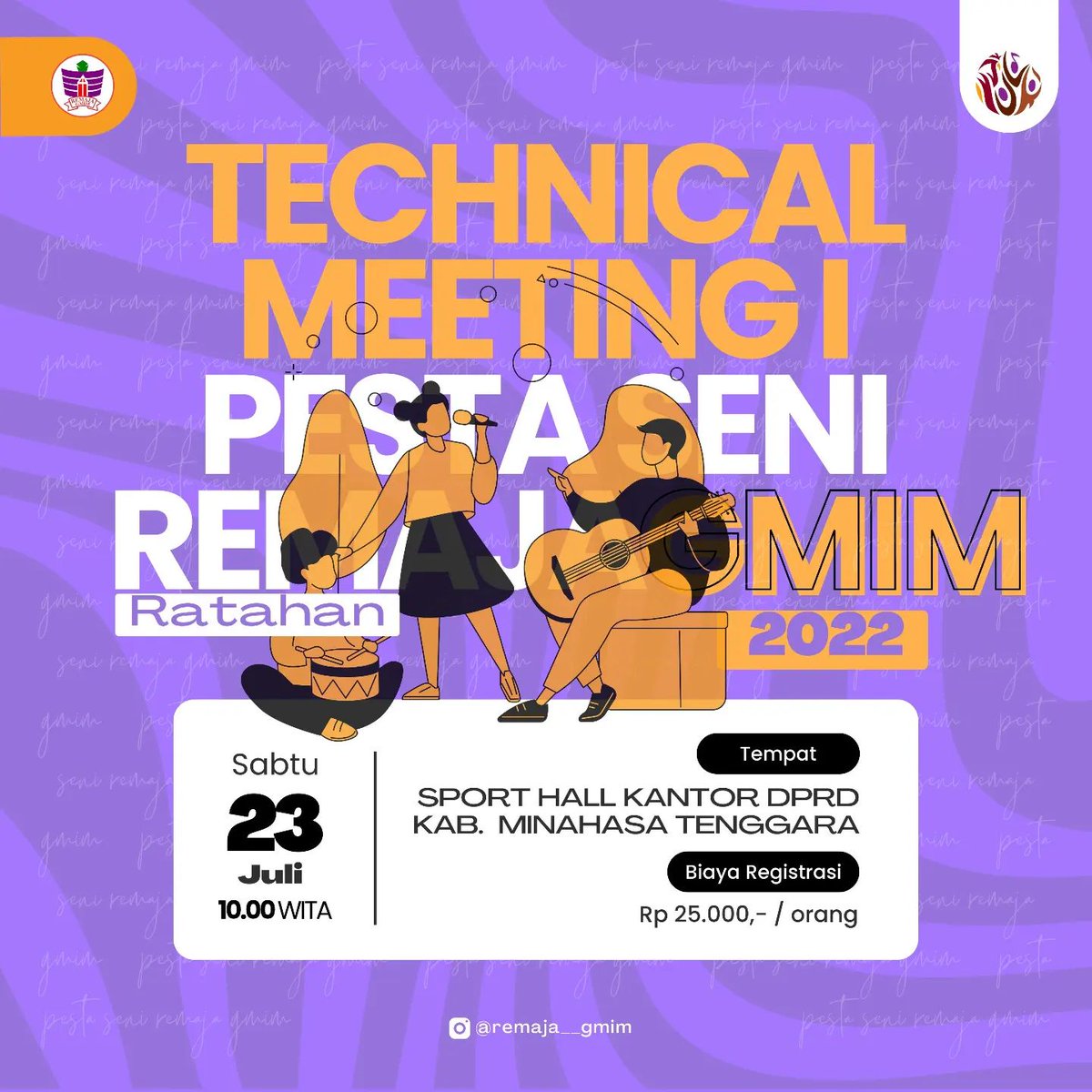 Technical Meeting I Pesta Seni Remaja GMIM 2022 di Wil. Ratahan.
