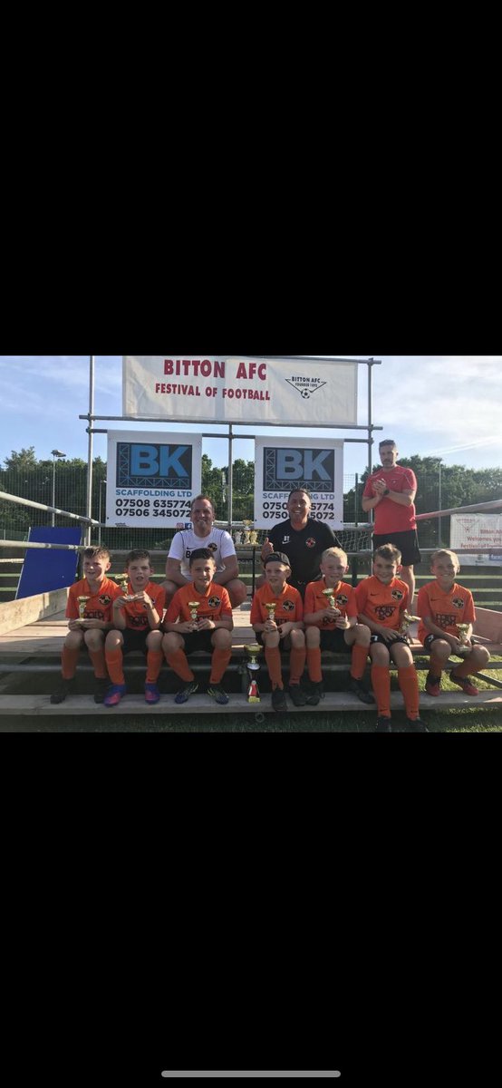 Yet another fantastic tournament win to report on, this time our younger children in the Saints U9’s getting in on the act, winning the Bitton tournament yesterday. Many congratulations to all the children &amp; coaches <a href="/benthomas28/">Ben Thomas</a> ⚽️⚽️🧡🖤