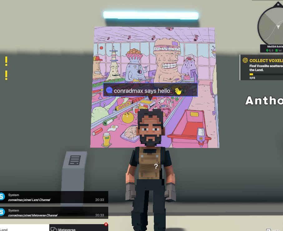 conradmax22's tweet photo. @TheSandboxGame @SuperRare I just participated in the #TheSandbox weekly contest for a chance to win 200 mSAND! I found the art piece, check out my screenshot below!
👇 https://t.co/R1jSDNKY54