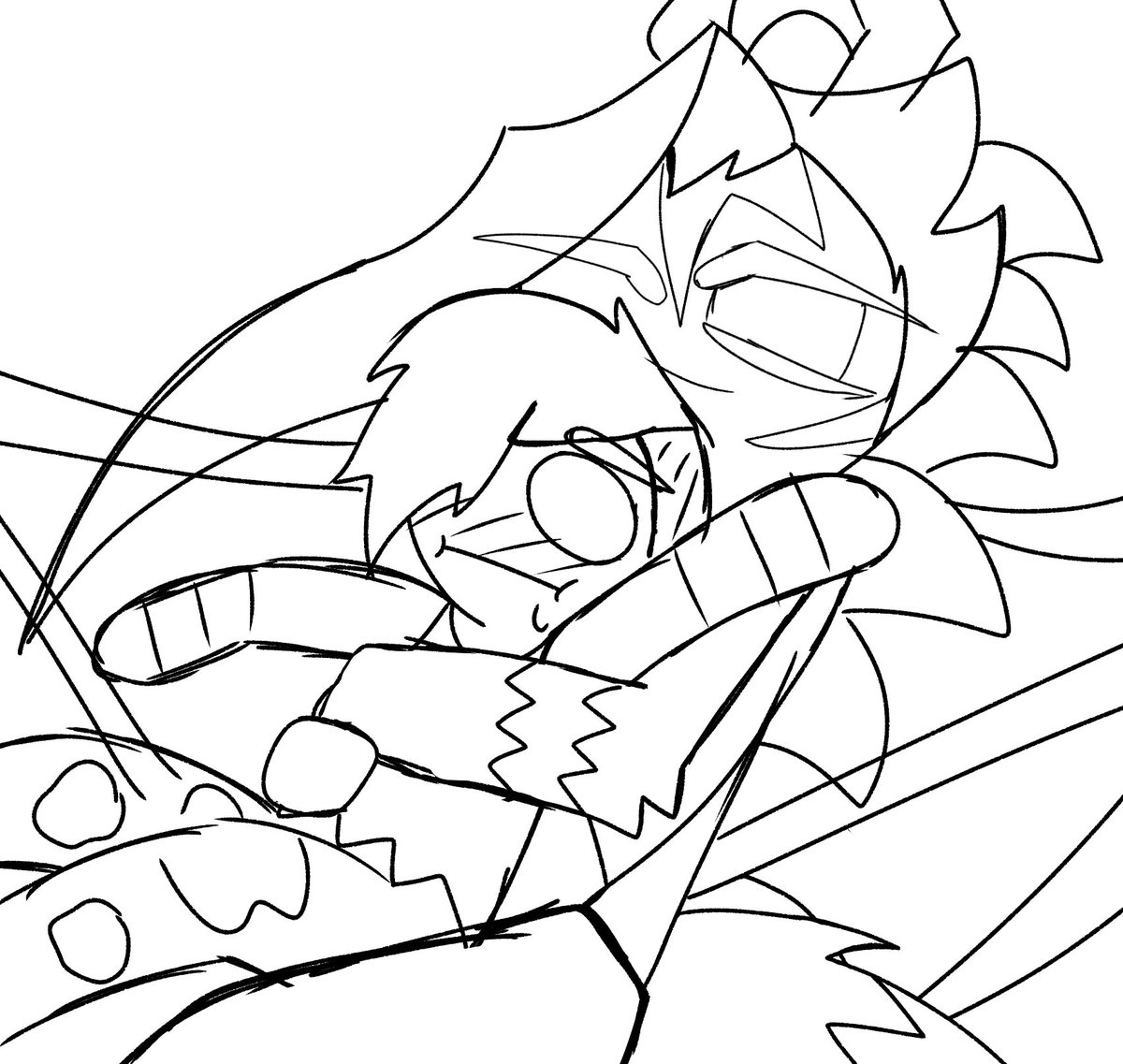 Papercliptwit's tweet photo. Morning evryone. Have my favorite gay bois, I drew them yesterday because of the ivory story, they talked to each other💞✨️💗
__
#cookierunnsfw #Dinosaurcookie #ananasdragoncookie https://t.co/FrrfC4G6Mc