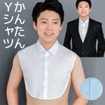 リモートワークはこれでOK!？つけ襟風、かんたんＹシャツ。