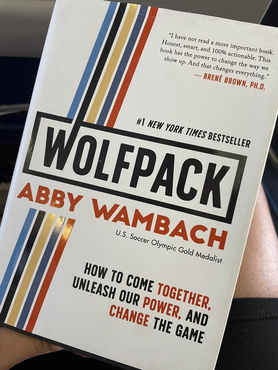 LawGirlsSoccer1's tweet photo. I know I’m late to the party… but Best. Book. Ever. I wish every girl on my team would read this! #mywolfpack 💛 https://t.co/7eDAEXZRvW