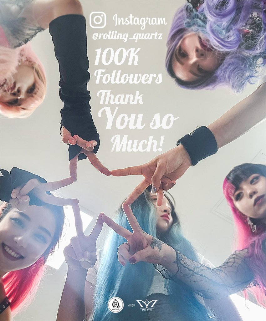 Sorry Twitter 미안해 트위터
Instagram 100k followers
인스타 팔로워 100,000 

너무너무 고마워. 다이아뎀!
Thank you very much! Diadem!
💎❤️👑🎊 

#RollingQuartz #롤링쿼츠 #Diadem #다이아뎀 #100k #followers #십만 #팔로워