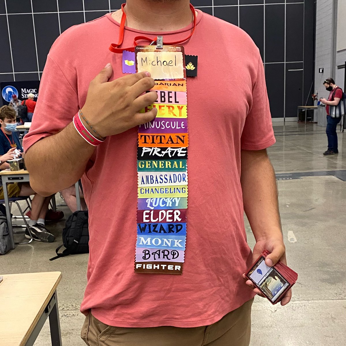GameKeeperQC's tweet photo. This guy went crazy with the D&amp;D classes and achievements this week-end! #commandfestmontreal https://t.co/PDiKtiy7kn