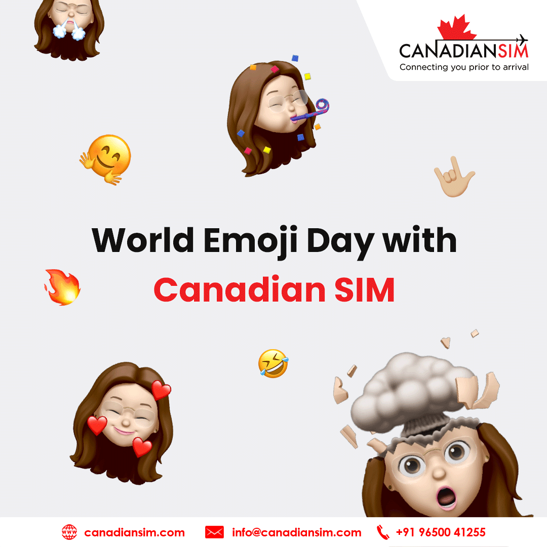 canadian_sim's tweet photo. Awe-inspiring creation that allows us to express our feelings in a more unique way!
Happy World Emoji Day 🥳
#canadiansim #internationalsim #simcard #internationalsimcard #internationalstudents #canada #InternationalInternet #worldemojiday #emojiday #emoji #emojis https://t.co/MnQZZ8eSA7