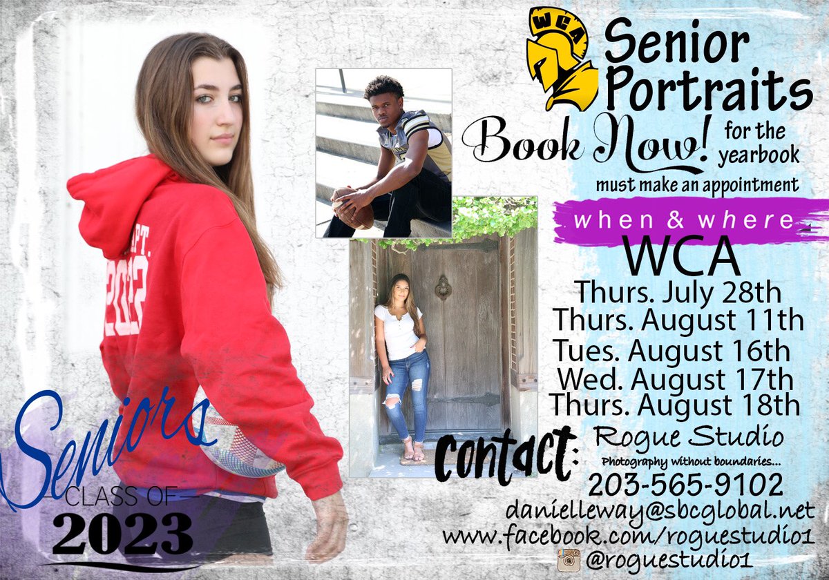 Class of 2023
It’s senior Portrait Time!