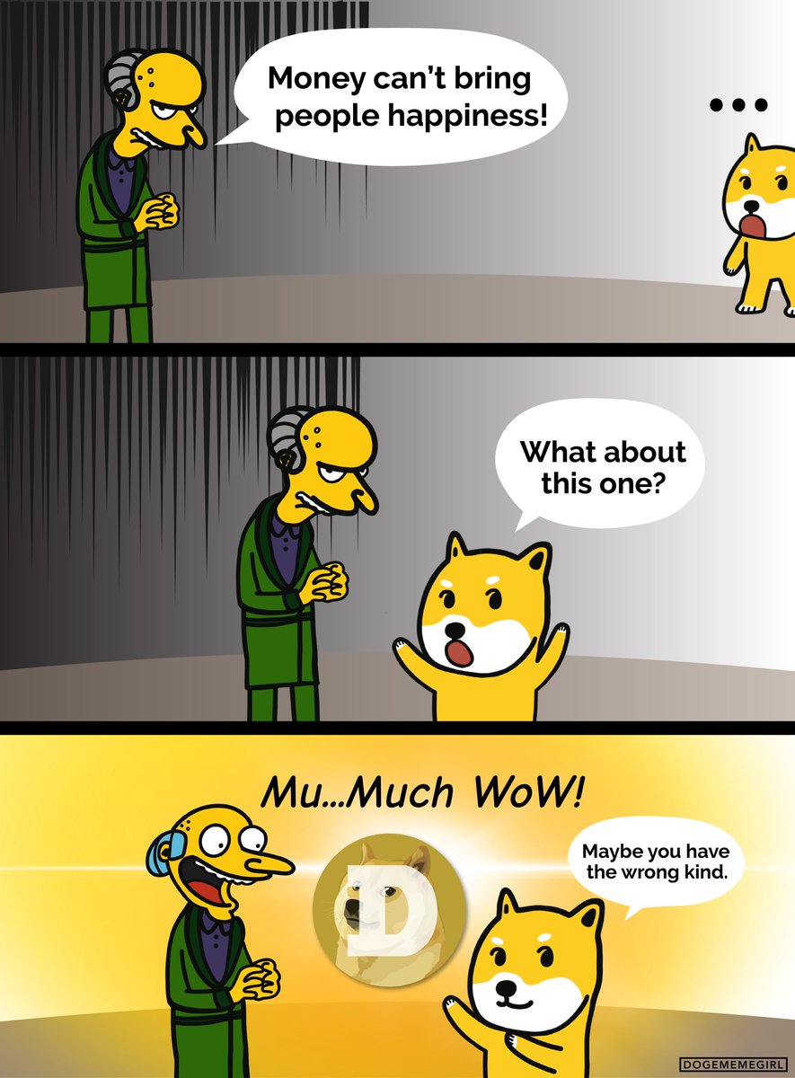 Money can't buy happiness ¯\_(ツ)_/¯ 
#doge #dogecoin