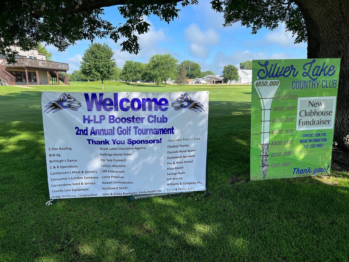 HLPBoosterClub's tweet photo. It’s a beautiful day for golf!!

The course is full &amp; the Silent Auction has started!!

Auction goes until 1 PM. 

Make sure to stop out and bid and bid and bid, watch some golf and enjoy great food!!￼ https://t.co/yzOT4iDsGt