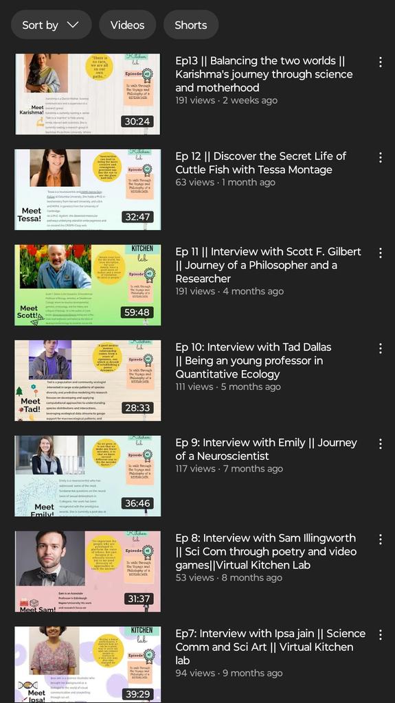 In case you feel you need some motivation to start your week. 
youtube.com/channel/UCXwh1… 
Watch any of these.
And comment which one is your favorite. 
#ScienceTwitter #AcademicTwitter #Science #scicomm #sciart #development