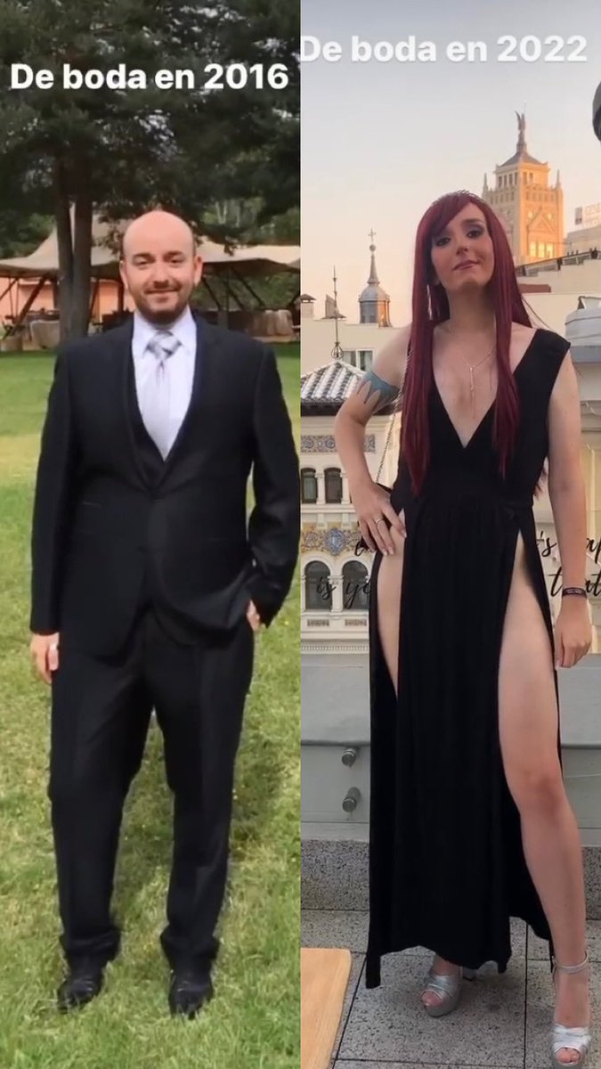 ArielYborra's tweet photo. Ayer estuve de boda y fui tal que así 💁🏻‍♀️ 6 mesecitos en hormonas #TransIsBeautiful https://t.co/aJGloDQha9