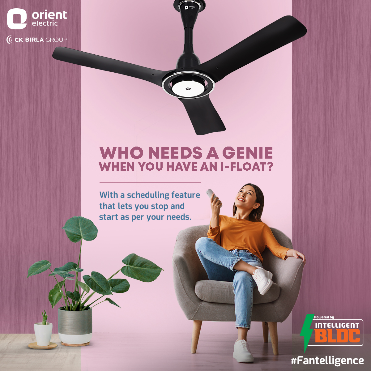 orient_electric's tweet photo. Turning the fan on is now as easy as making a wish. Make yours come true by switching to smart - Orient i-Float with fan scheduling technology.
#OrientElectric #Fantelligence #OrientElectricFans https://t.co/NCTodiYHpA
