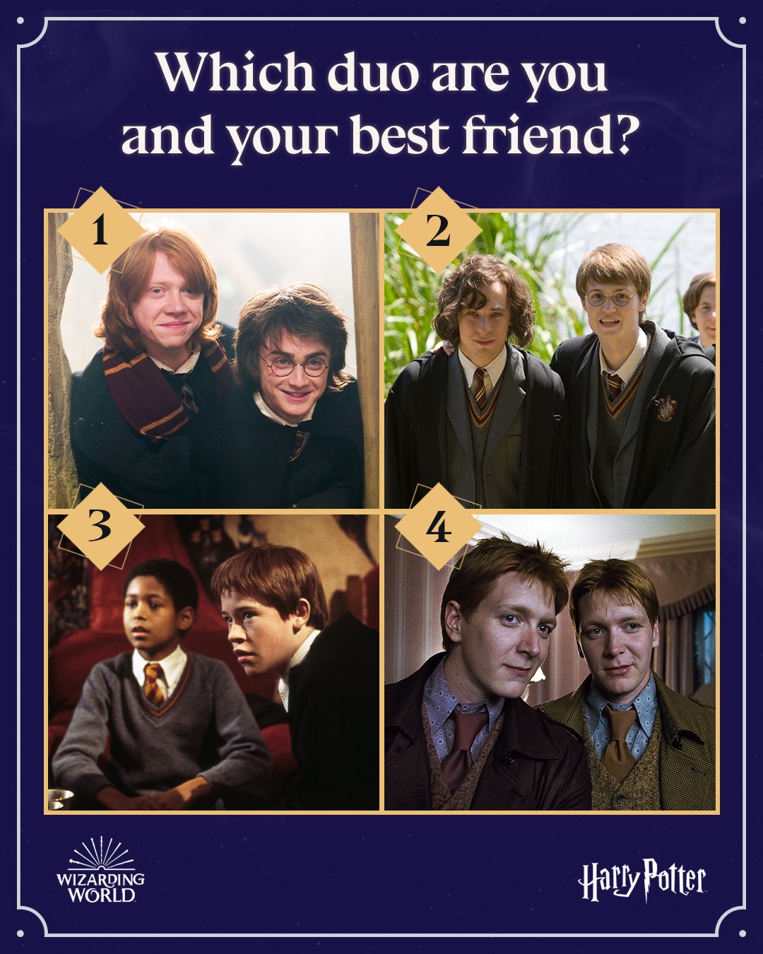 Harry Potter Film on Twitter "Which pair are you and your best friend most like? Tag them below