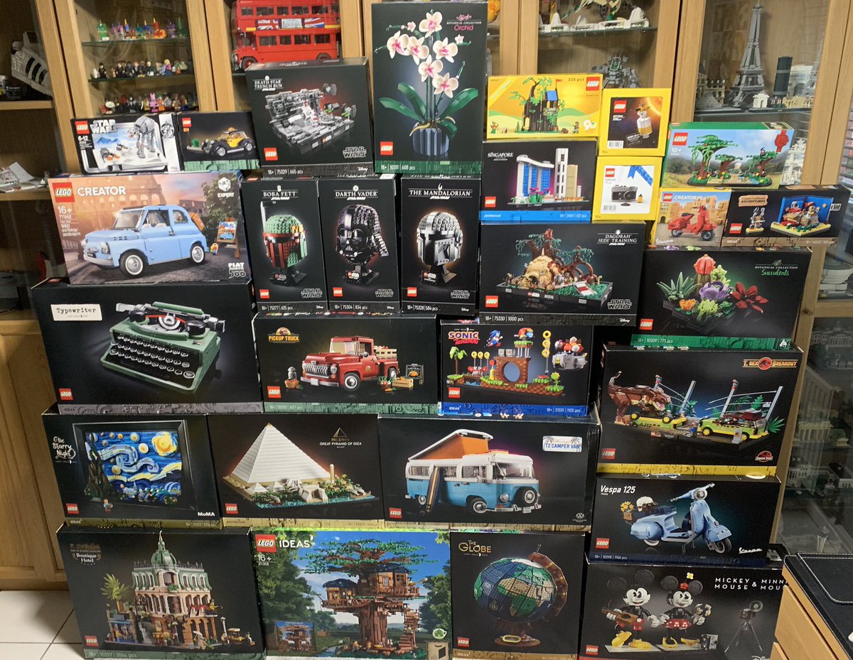 Bricksandmore1's tweet photo. There’s every chance my #lego ‘to build pile’ is out of hand…. Where do I start?! @LEGO_Group @matthew__ashton @Spider_Sam_  if I were to build these back to back, how long do you think it would take?!! https://t.co/QYucD1JU8h