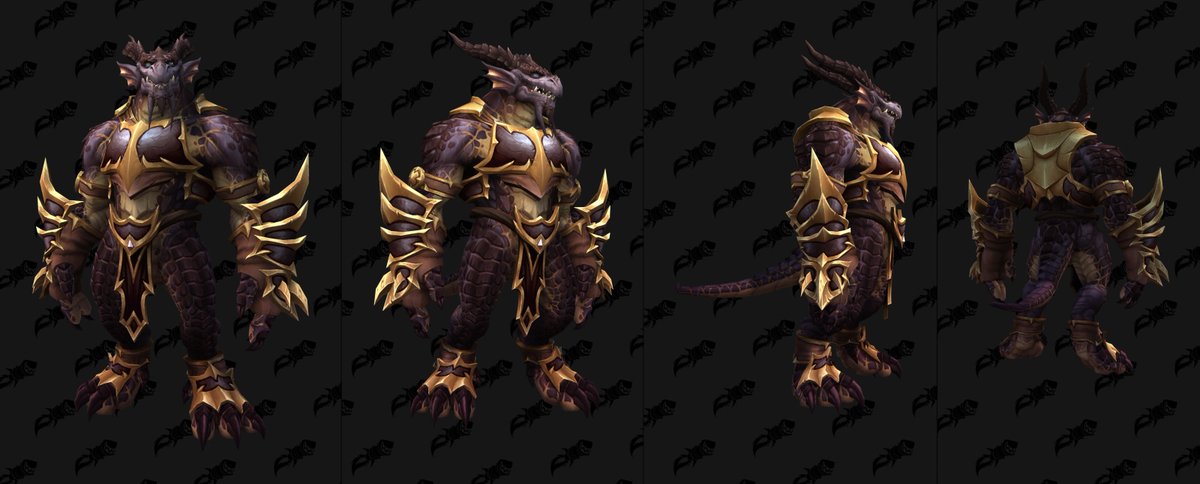 TheRedShirtGuy's tweet photo. Perhaps an unpopular opinion, but I can't agree with people saying the new drakonid model is what dracthyr should have been, they're a little too buff like dracthyr are a little too skinny. I think a physique more akin to Revendreth's gargoyles would be the happy medium. https://t.co/IxnnJrMeIJ