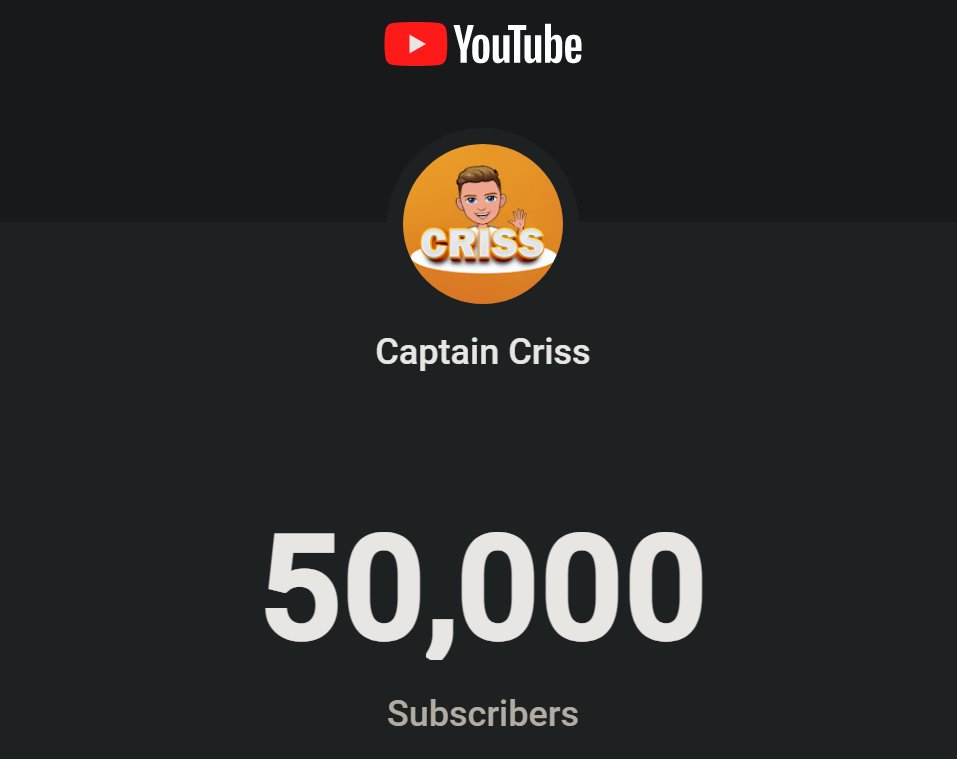 CaptainCriss's tweet photo. Thank you so much! 🎉😊

#roadto100k https://t.co/QQvvs5QD5Y
