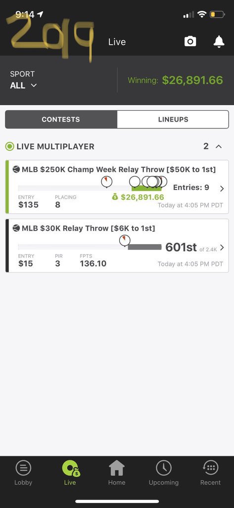 GoatVital's tweet image. Back at it again! DFS lineups and advice, all sports for just $30 a year!  Big wins guarnteed. Check replies for the discord! #DFS #Fantasy #DailyFantasySports #Gambling #Discord