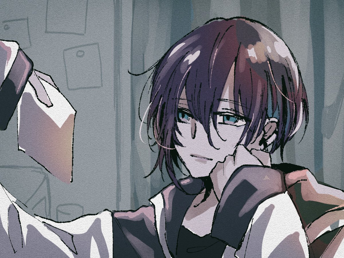 「にじクイたのしかった! ひっつき虫まゆずみ #灰画 」秋ほづみの漫画