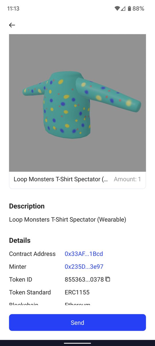 TheGuySmiling's tweet photo. My first wearable by @LoopmonNetwork 

Don't sleep his game #Loopmon 
#L2 

:) https://t.co/8DUXPzC8K6