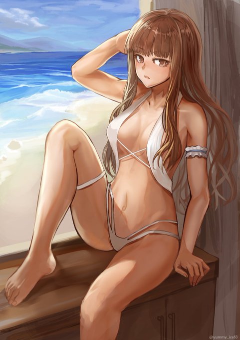 セクシーポーズザビ子さんの水着姿!!
skebリクエストありがとうございました 